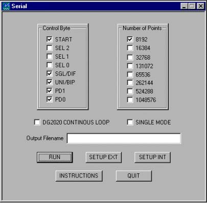 Figure 3. Screens for control.