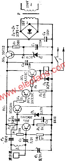 感應(yīng)開關(guān)電路  www.zgszdi.cn