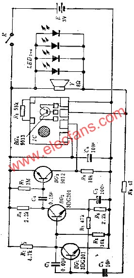 聲控音樂娃娃電路  www.zgszdi.cn