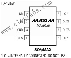 MAX6126 超低噪聲、高精度、低壓差電壓基準(zhǔn) www.zgszdi.cn