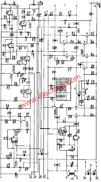 仿制AURA-VA50功放電路圖  www.zgszdi.cn