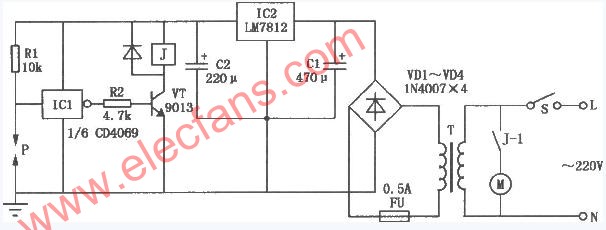 家用增壓水泵保護(hù)電路 www.zgszdi.cn