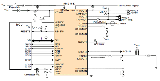 MC33813簡化應用電路圖