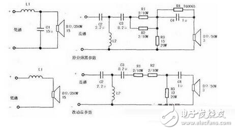 音響二分頻器電路圖（六款模擬電路設計原理圖詳解）