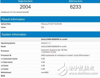 驍龍835跑分不敵麒麟960 小米6恐難敵榮耀V9！