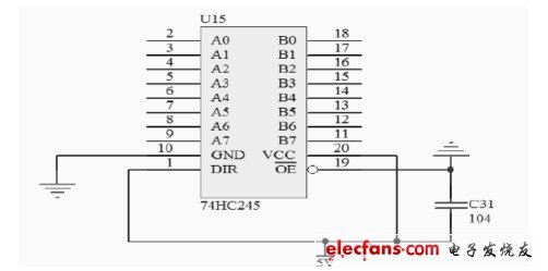 74HC245驅(qū)動(dòng)電路