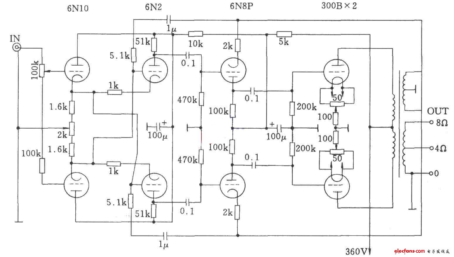 　　電子管柴爾/ZELL功放電路