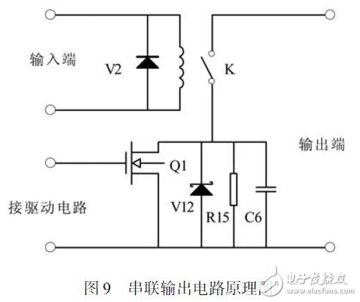 圖9 串聯輸出電路原理圖