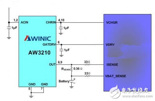 AW3210支持展訊智能手機(jī)平臺(tái)充電方案