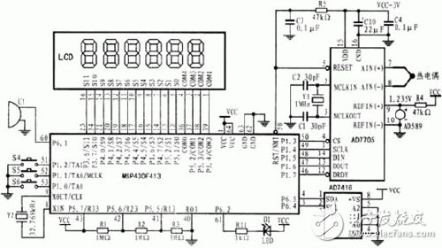 數(shù)顯溫度計設(shè)計電路圖大全（DS18B20/89S51單片機(jī)/液晶）