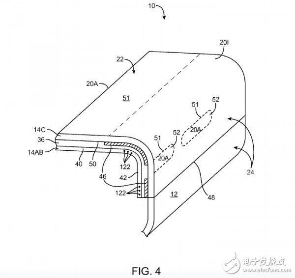 蘋果曲面屏專利曝光，擁有強大的虛擬按鍵功能