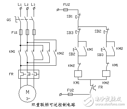 雙重連鎖可逆控制電路