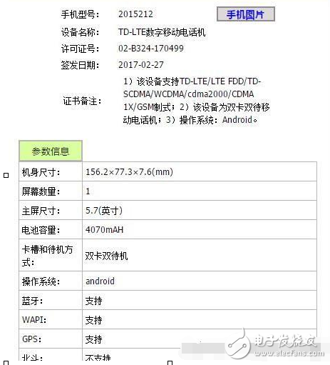 小米新機型現(xiàn)身工信部 小米Note2改進版？