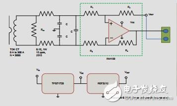 采用電流互感器的三相交流電流測量參考設計