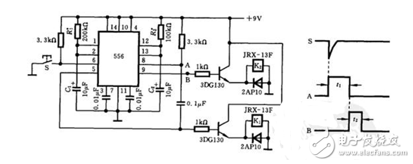 555內部電路結構與萬用表測試555芯片的性能