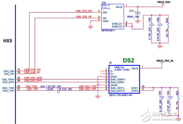 嵌入式應用的 USB 3.0 鏈路共享