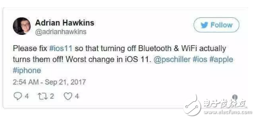 ios11正式版出現bug控制中心無法關WiFi和藍牙？怎么辦？一招教你搞定