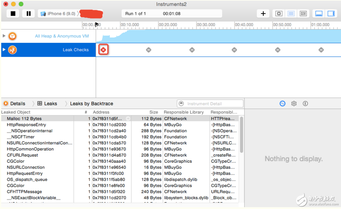 使用Xcode7的Instruments檢測解決iOS內(nèi)存泄露