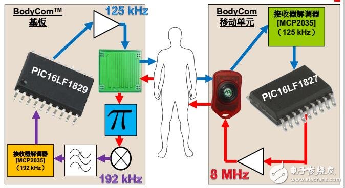 基于BodyCom人體進行數(shù)據(jù)通信