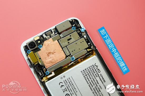 vivo X9s拆解：防水性佳 拆解還原難度不大